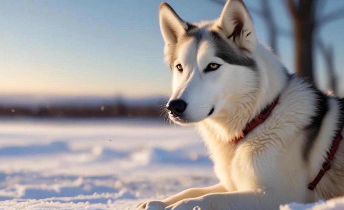 Signs Your Husky is Cold