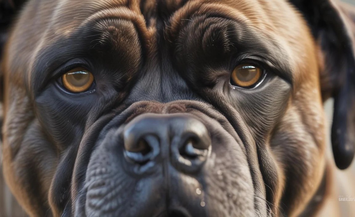 Training Your Cane Corso for Eye Care