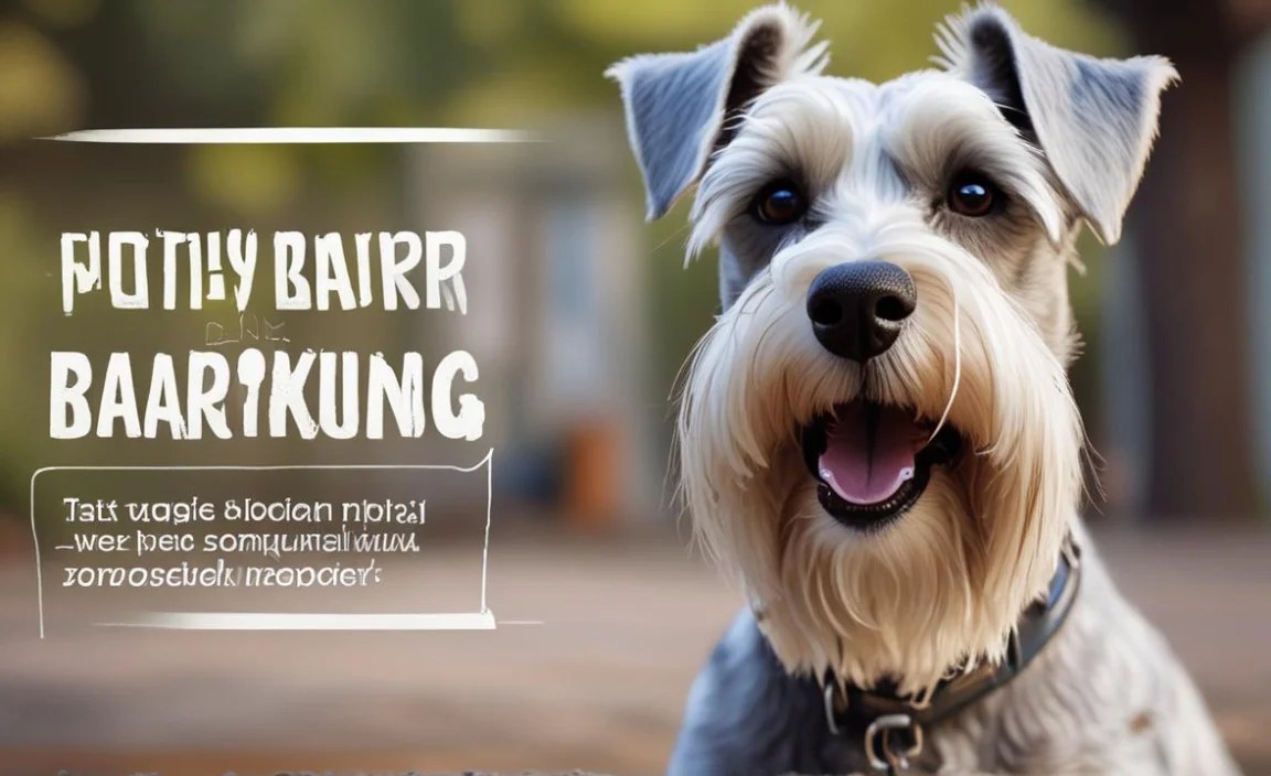Understanding the Schnauzer&rsquo;s Barking Behavior