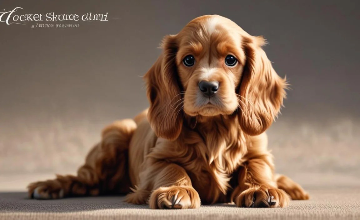 What are common behavioral problems in Cocker Spaniel puppies?