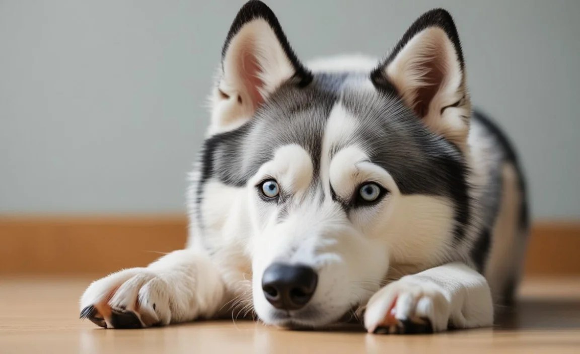 Why is calcium important for huskies?