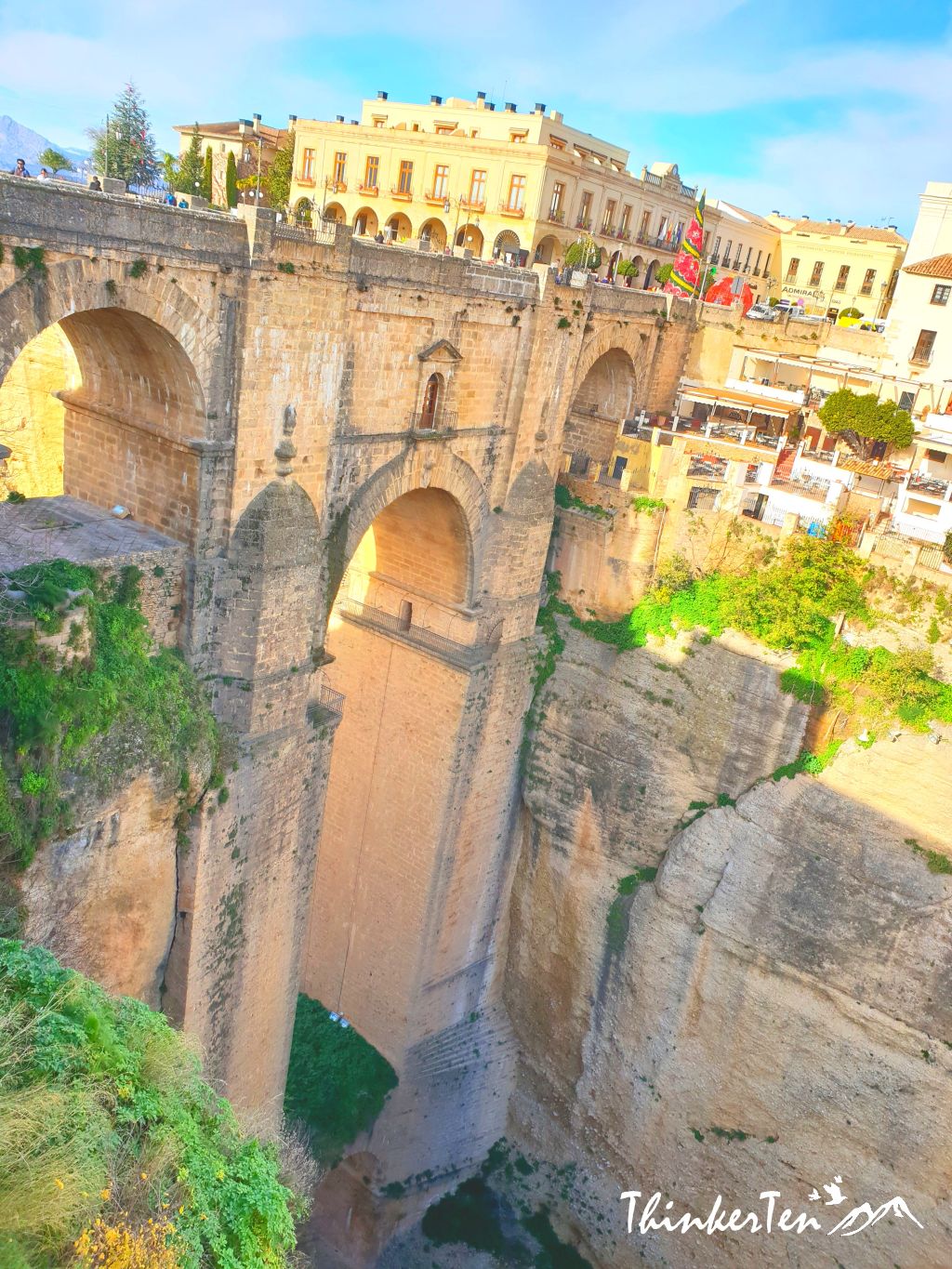 Puente Nuevo an iconic stone bridge in Ronda Spain