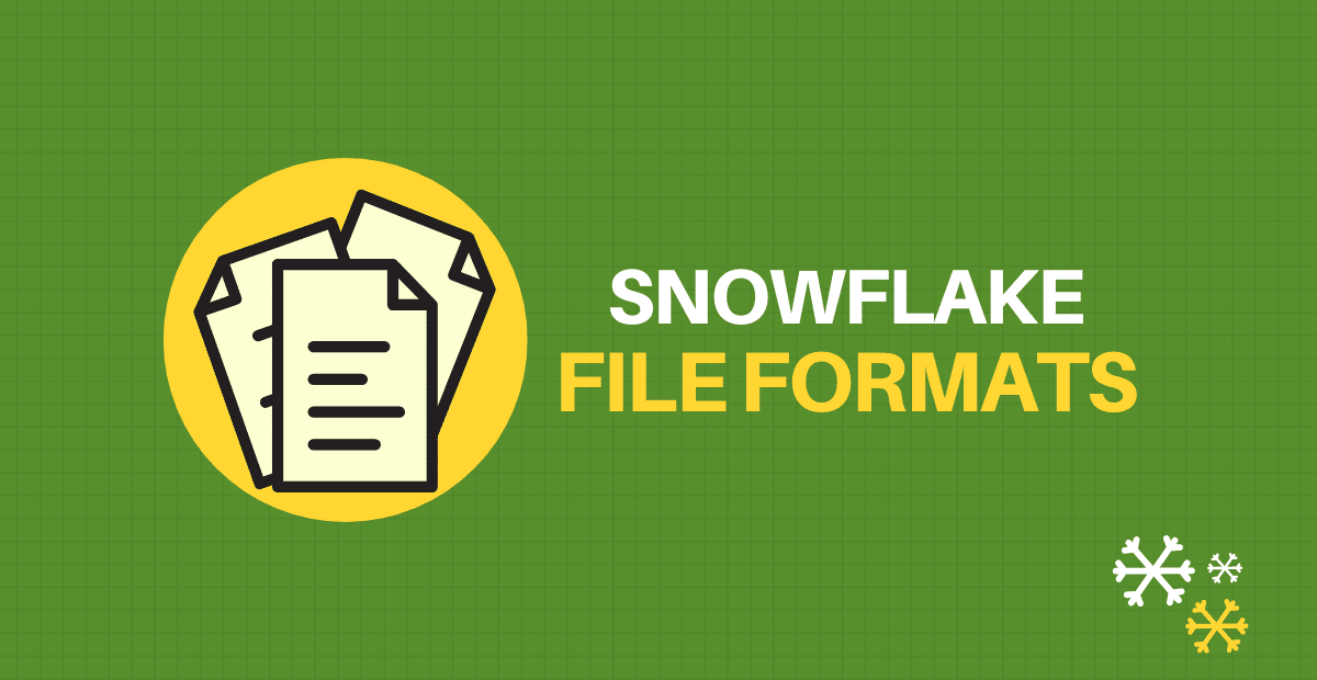 Snowflake File Formats ThinkETL