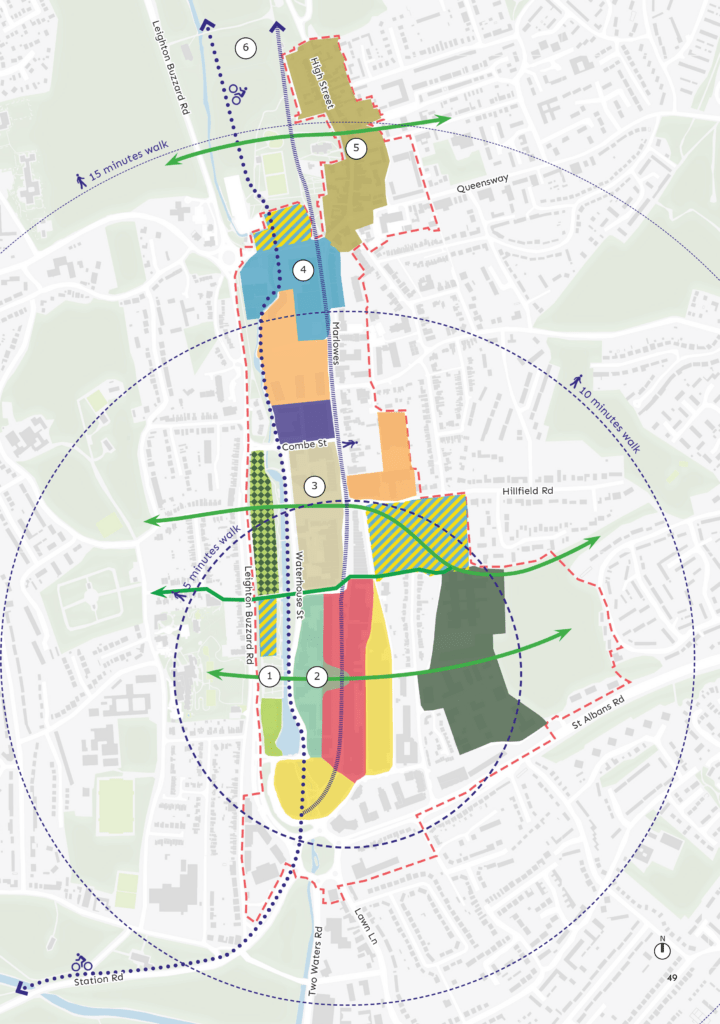 Town Centre land use zones Think Hemel