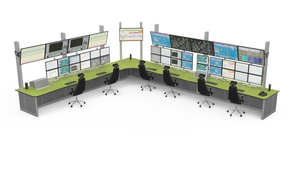 Industrial Control Room Furniture for Gas, Oil and Process Control
