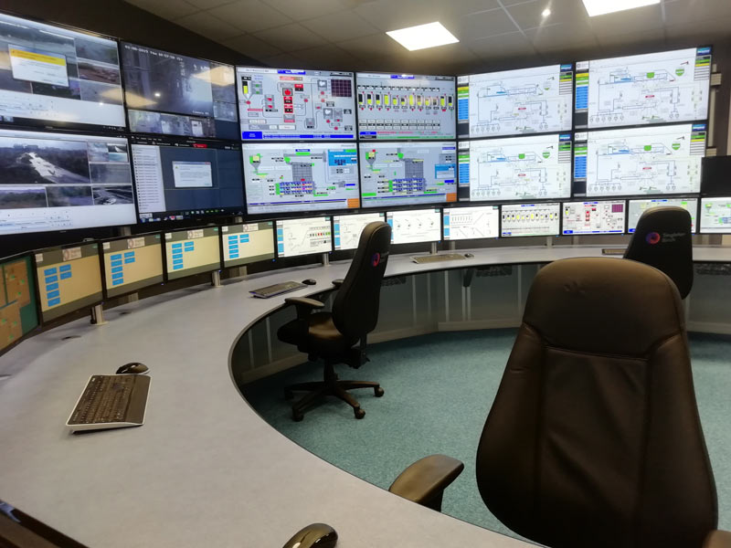 Industrial Control Room Furniture for Gas, Oil and Process Control