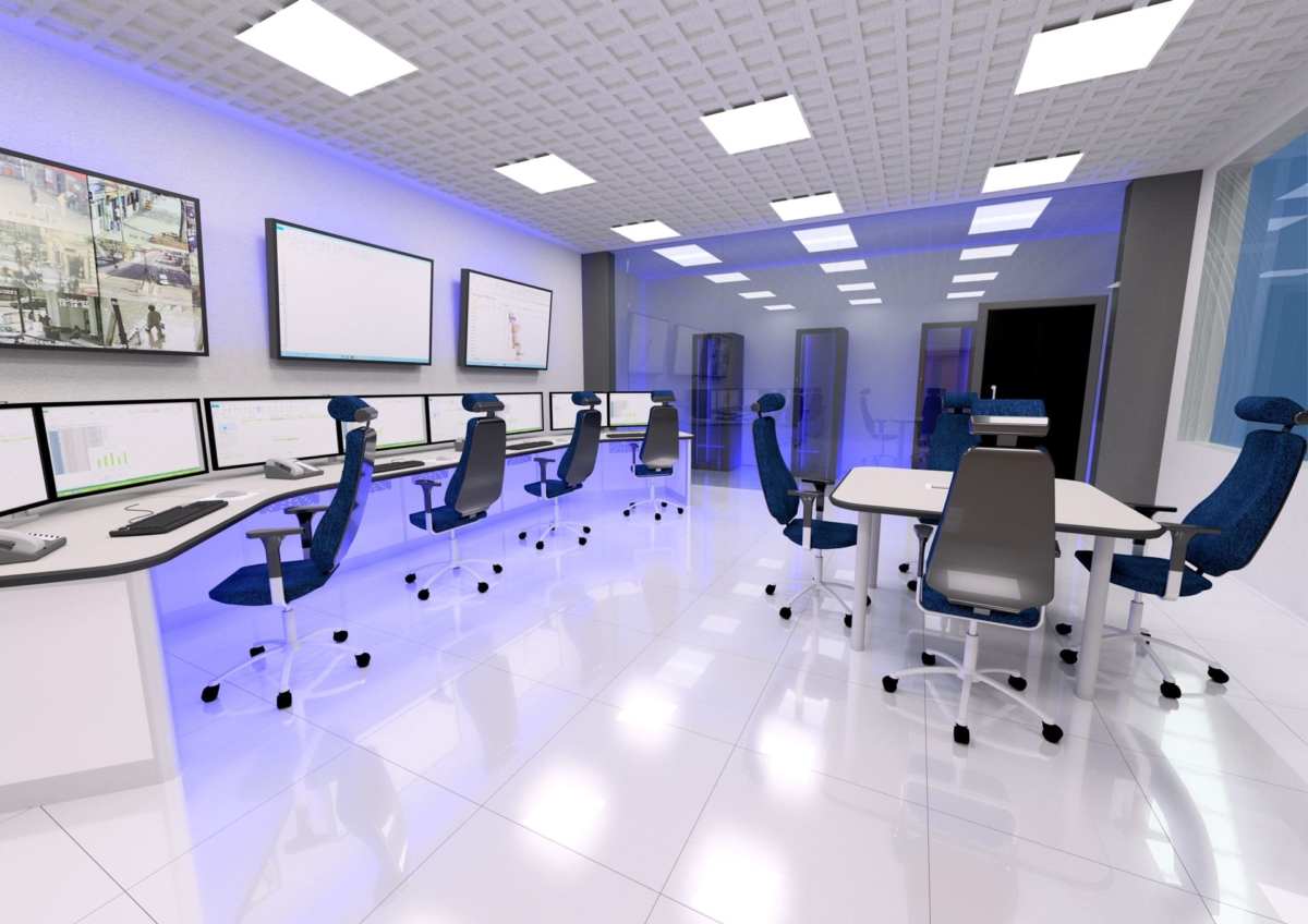 Security consoles and control room furniture Thinking Space Systems