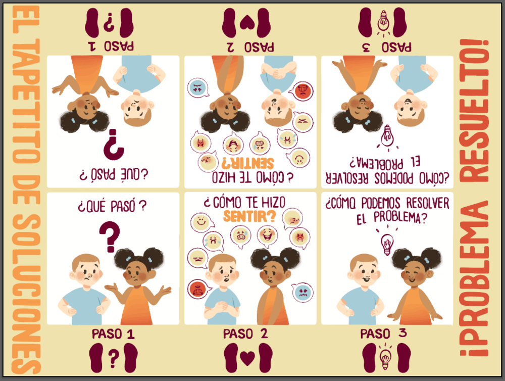 ProblemSolving Mat in Spanish Thinking Mats