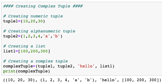 Python Tuples Thinking Neuron