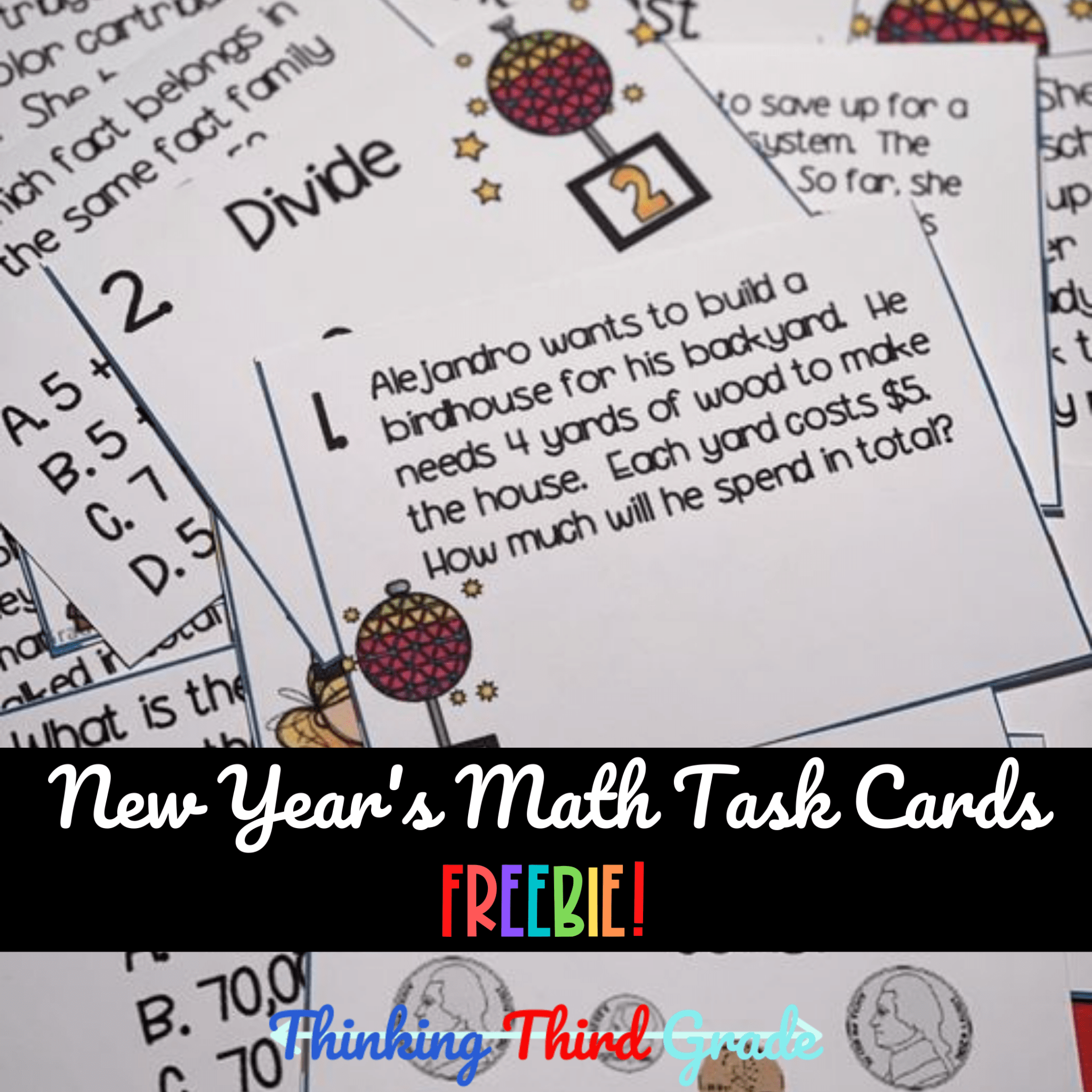 How My Students Practice Math Skills and a Freebie! Thinking