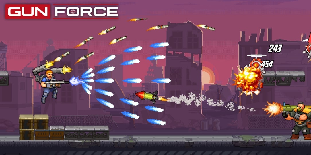 Gun Force Apk + MOD v1.37 (Damage Multiplier)