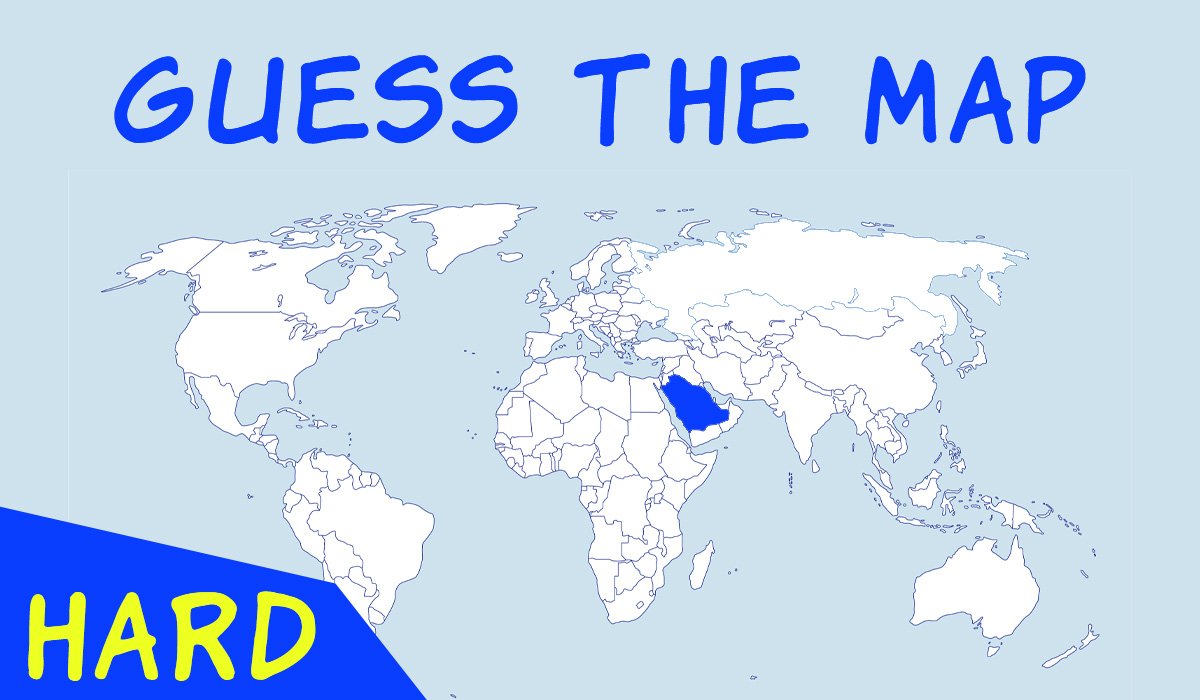 Guess the Map Easy Mode THINK MORE QUIZZES