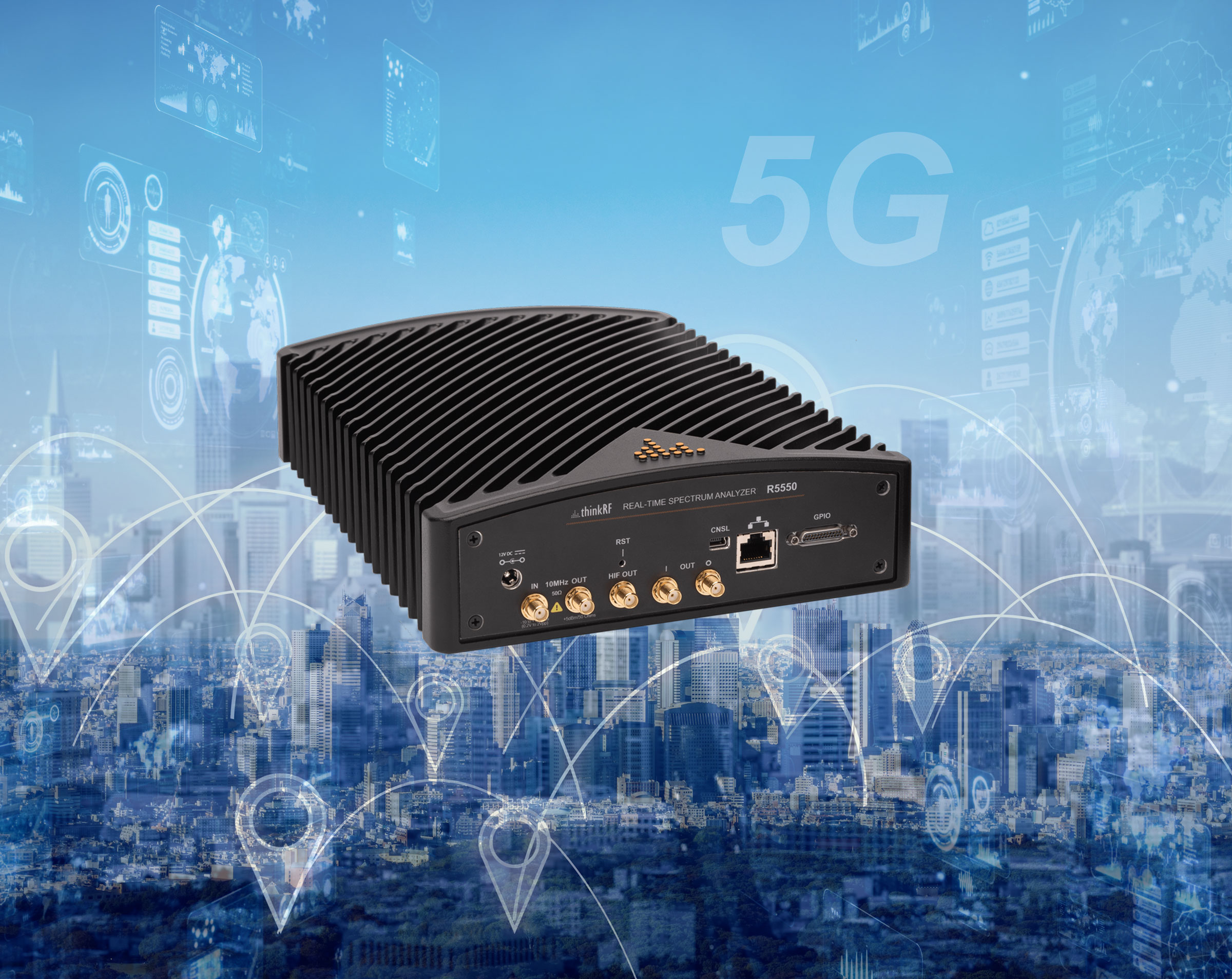 R5550 Real-Time Spectrum Analyzer &amp; RF Downconverter/Tuner - thinkRF