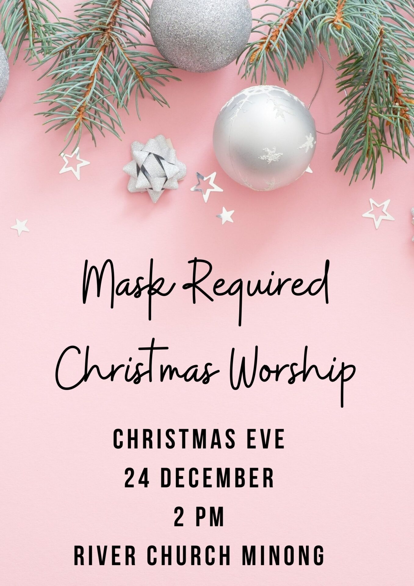 Mask Required Service The River A Wesleyan Church Minong & Solong Springs, Wisconsin