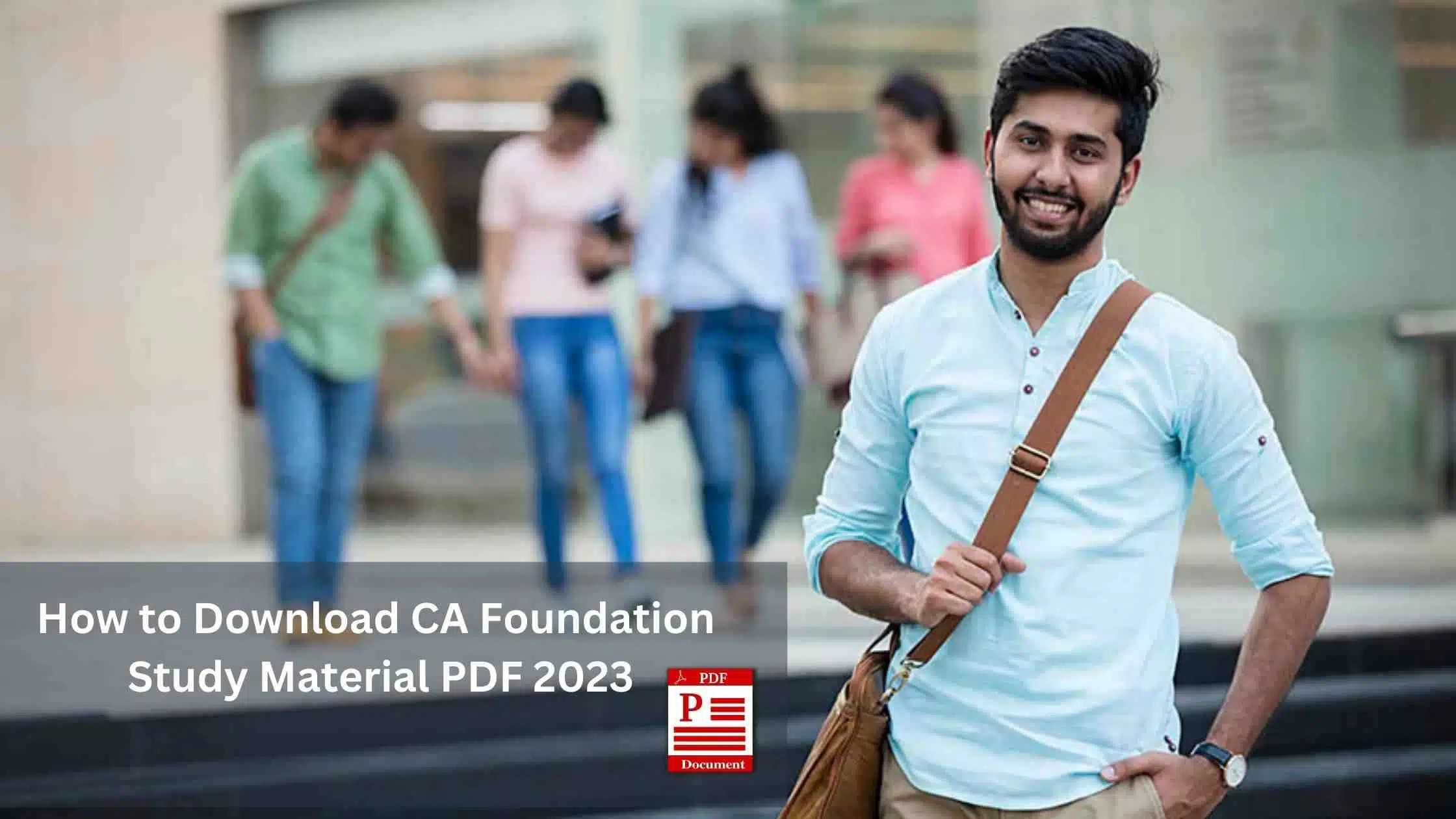 How to Download CA Foundation Study Material PDF 2023