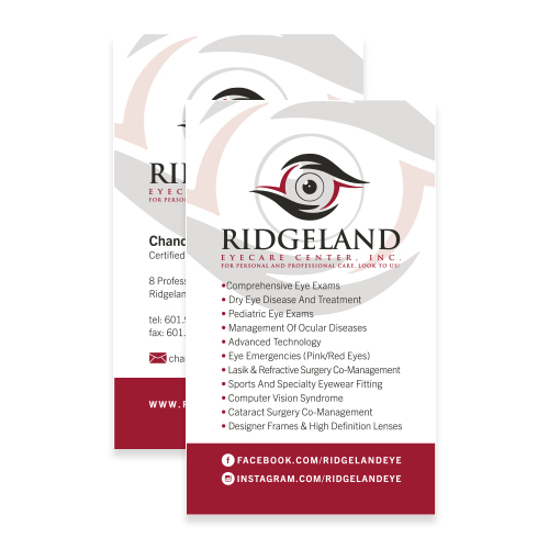 Ridgeland Eye Care Designing Creative Graphics and sites in