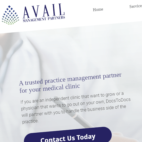 Avail Management Partners Designing Creative Graphics and sites in