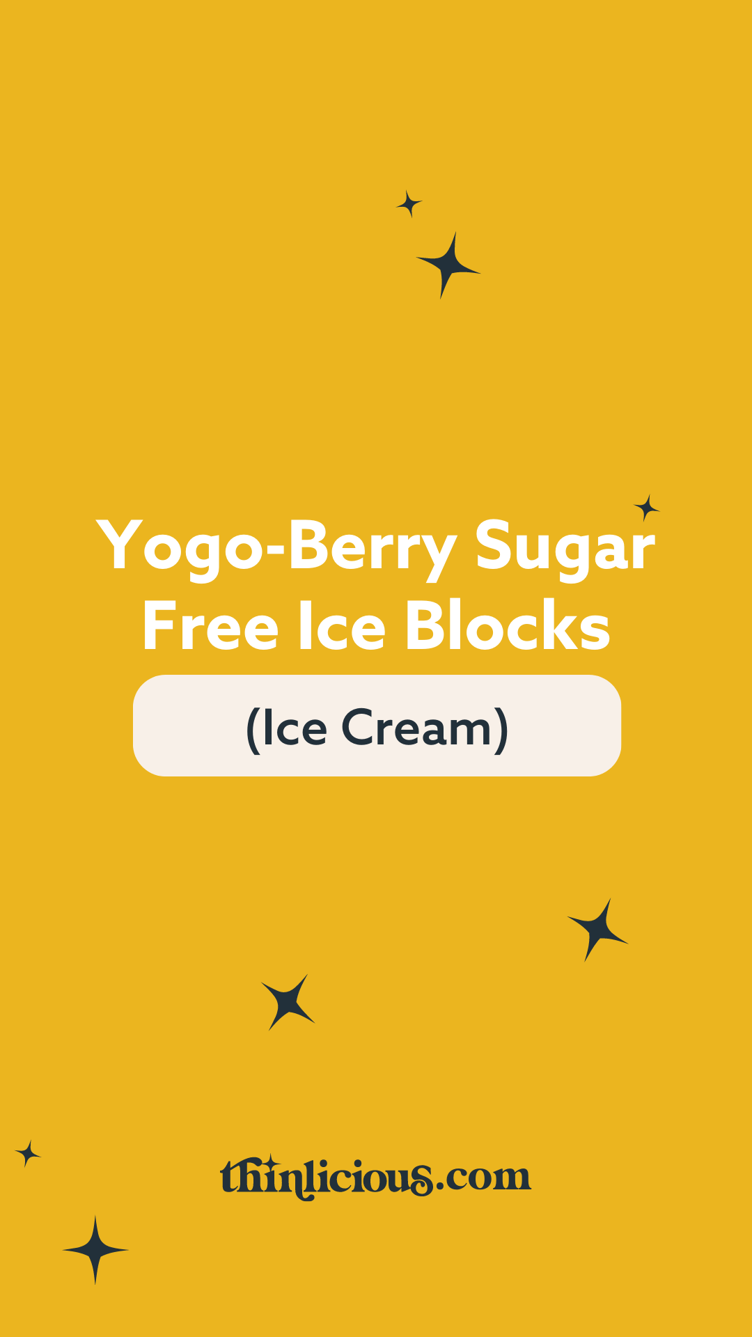 YogoBerry Sugar Free Ice Blocks (Ice Cream) Thinlicious