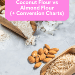 Ultimate Guide To Coconut Flour vs Almond Flour (+ Conversion Charts)