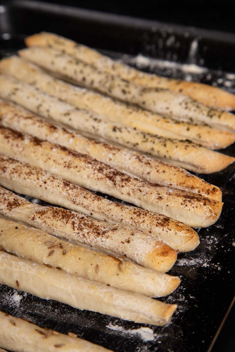Easy Vegan Breadsticks Recipe with Lots of Toppings! Thinly Spread