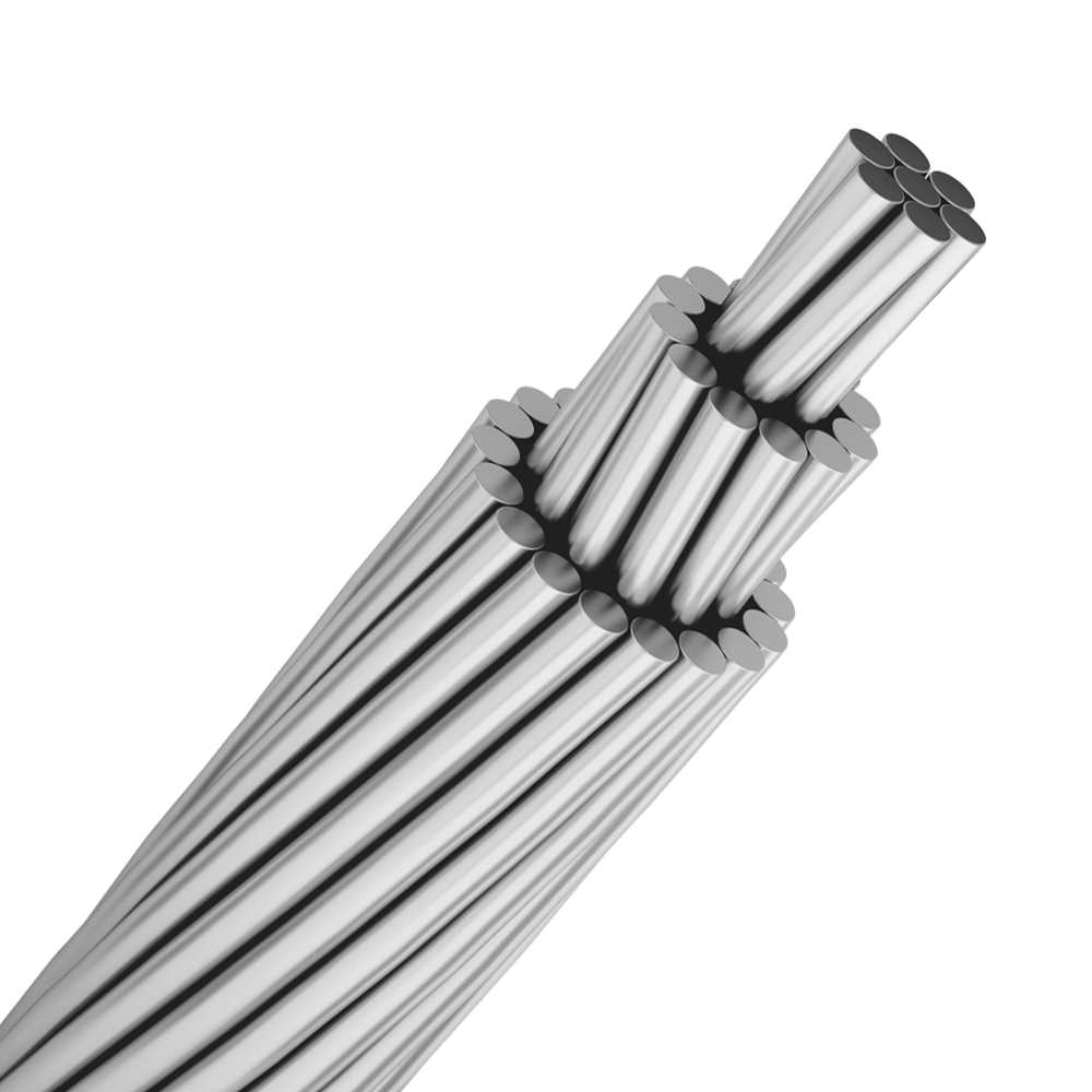 Thermal resistant aluminium alloy conductor, aluminiumclad steel