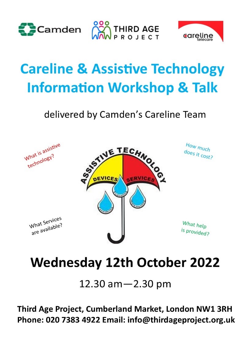 Careline & Assistive Technology Information & Talk Third Age