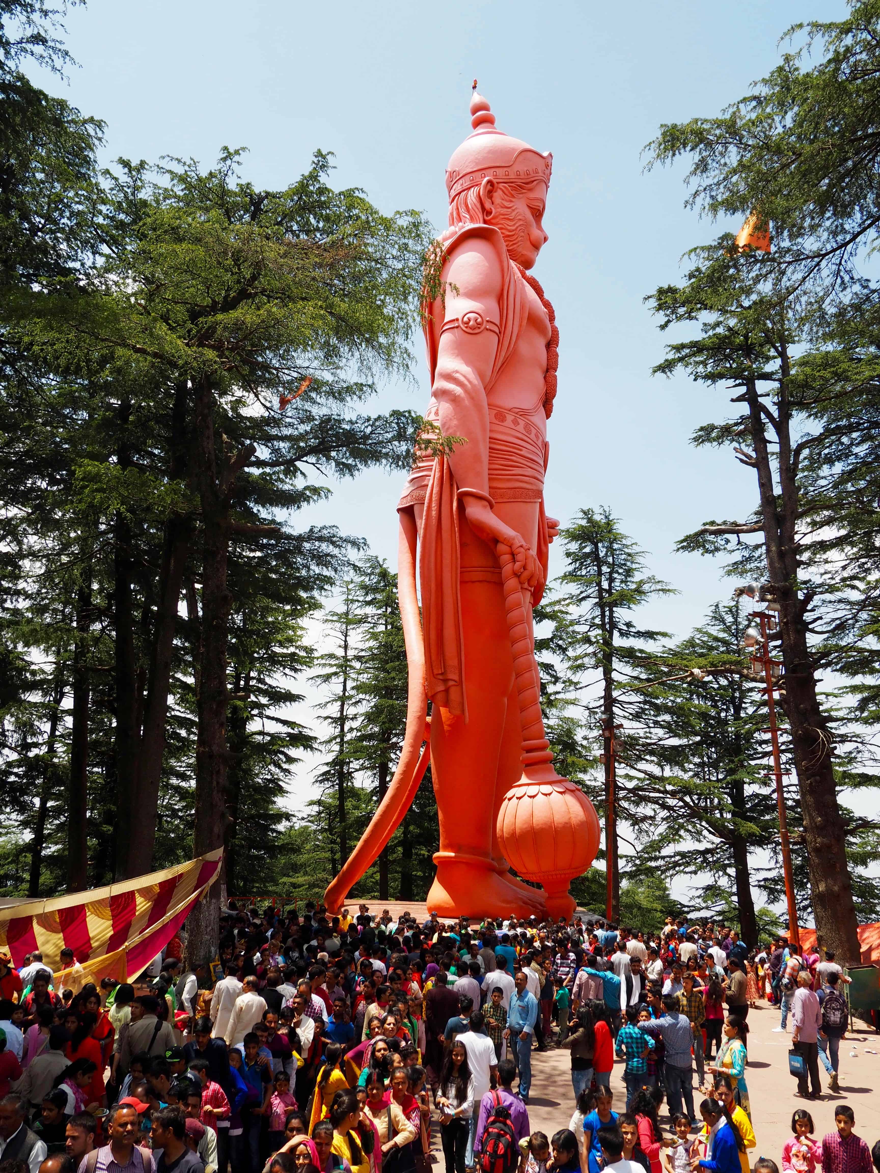 HANUMAN STATUE SHIMLA JAKHU MANDIR Third Eye Traveller • Solo Female