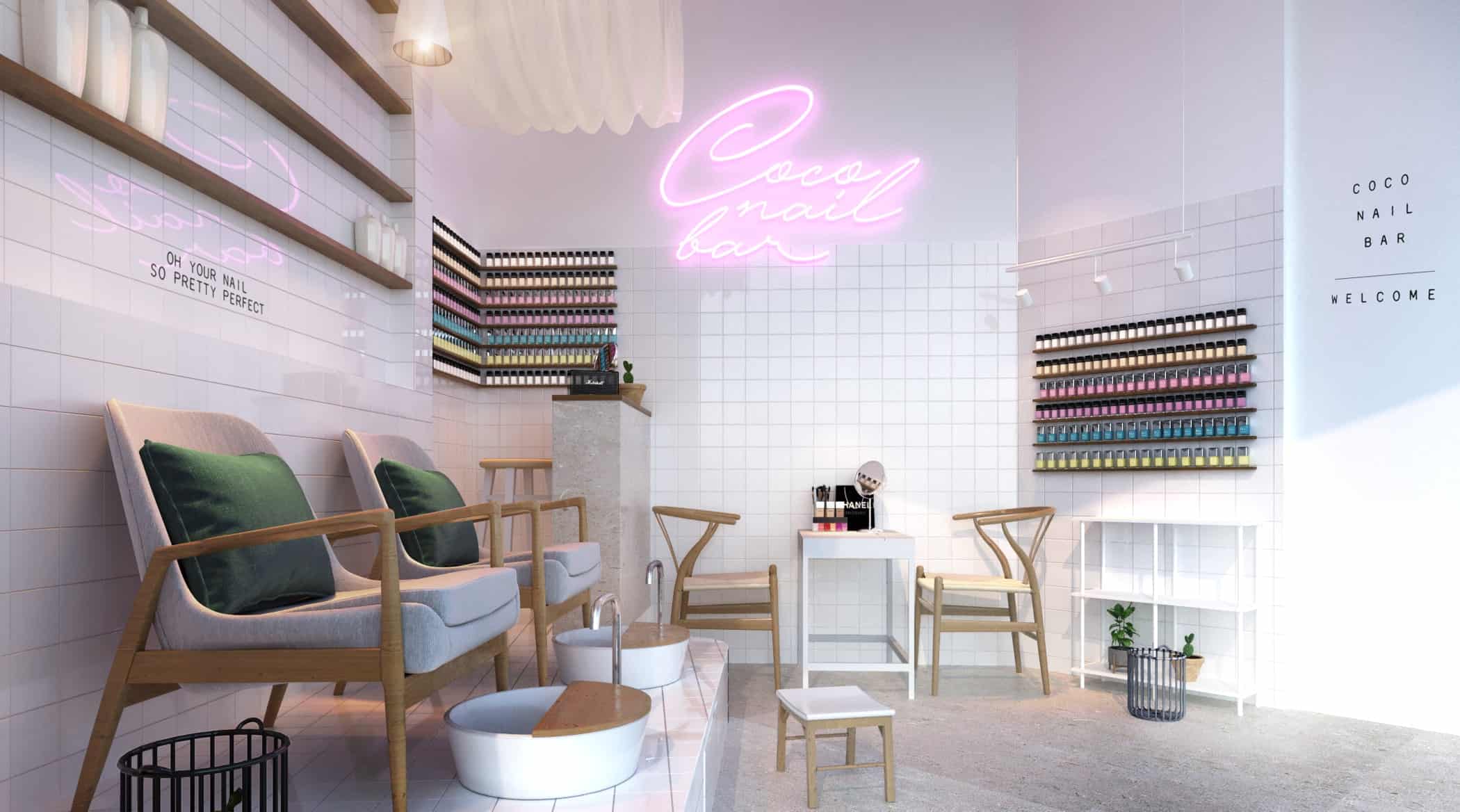 Coco Nails Bar Architecture & Interior design consultant