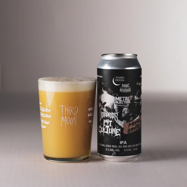 IPA 4pk of "Primal Brutality" tall cans Third Moon Brewing