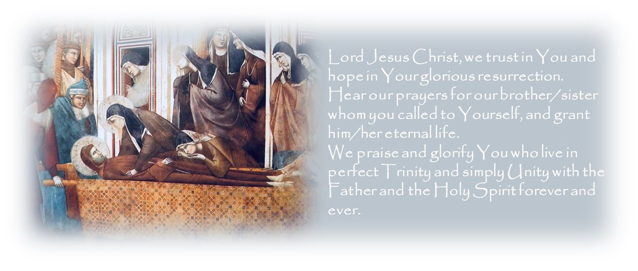 Wake Service Third Order of the Franciscans