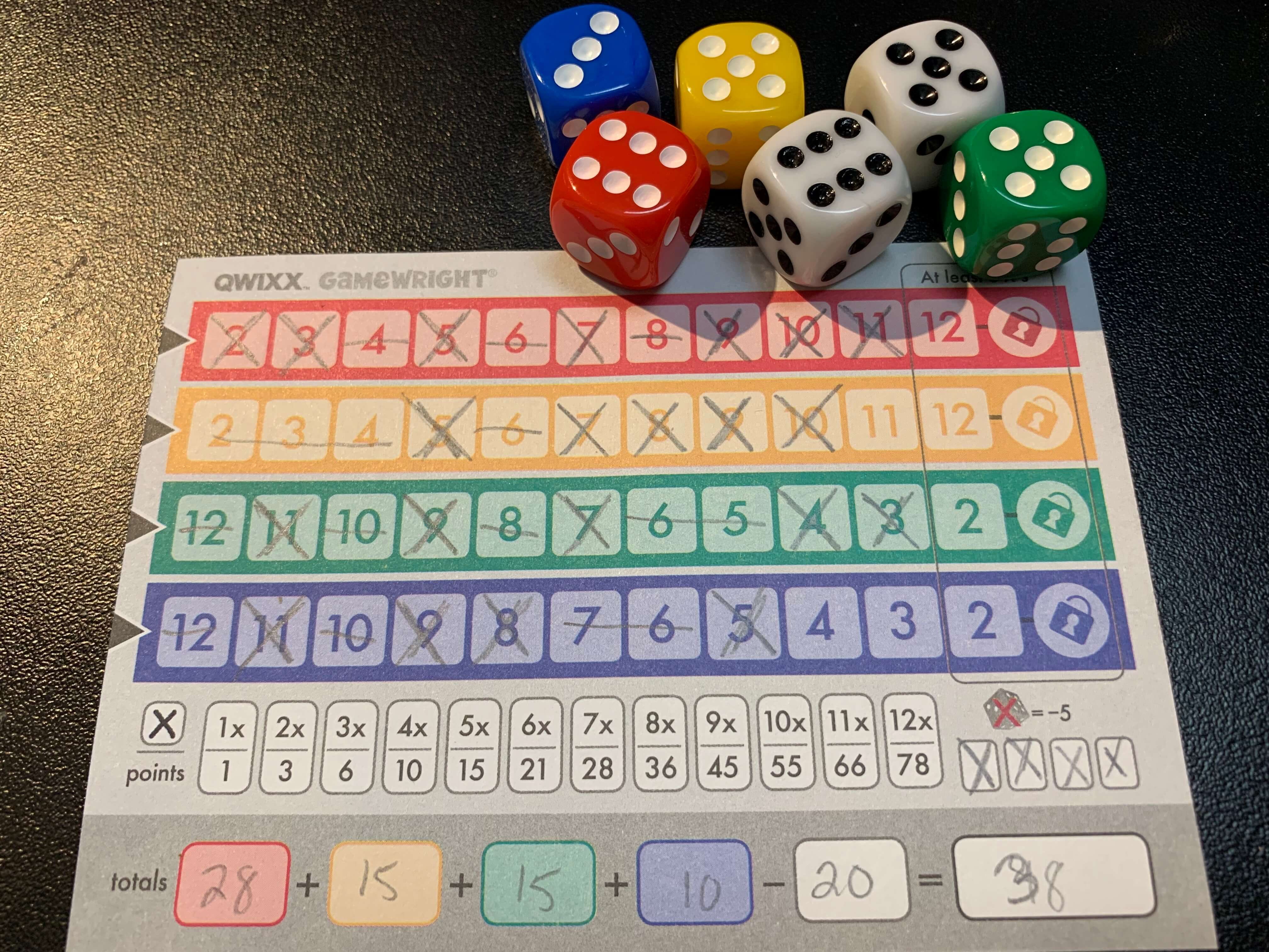 Qwixx Review – In Third Person