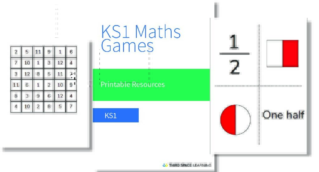 [FREE] KS1 Maths Games Printable Resource Pack Third Space Learning