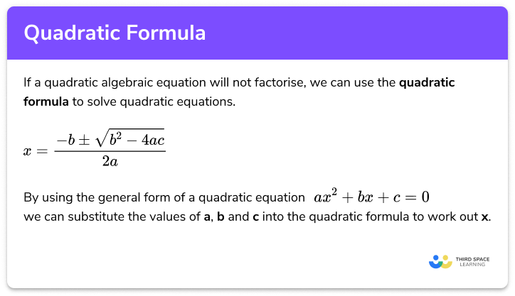 5 Examples Of Quadratic Equation Using Formula - Tessshebaylo