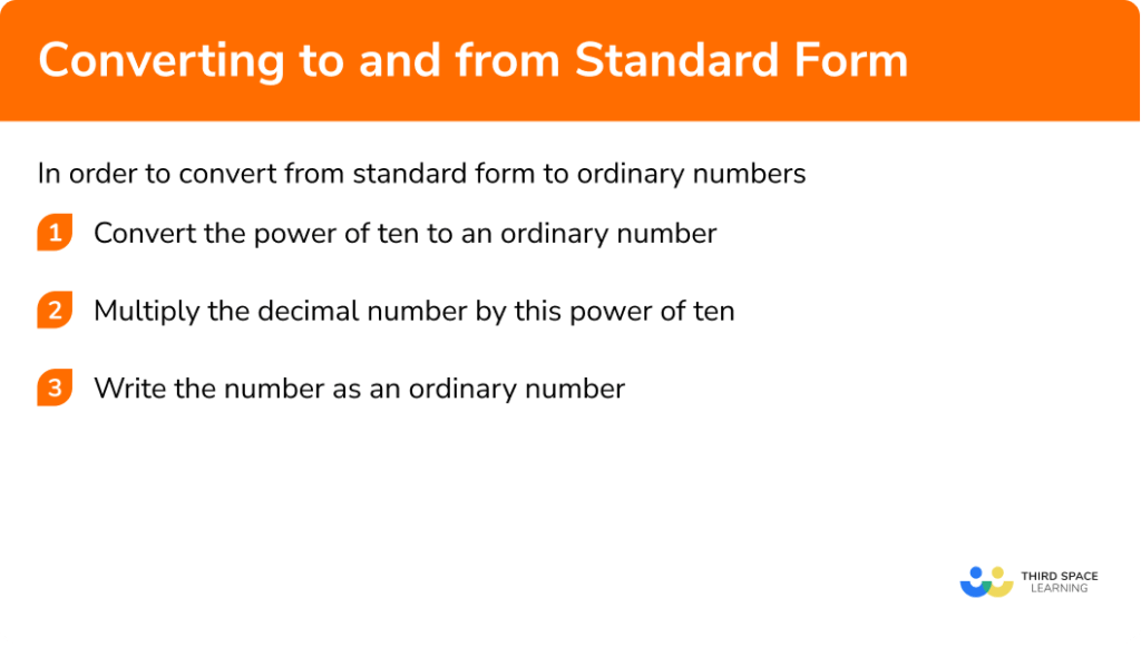 Standard Form Calculator GCSE Maths Steps & Examples
