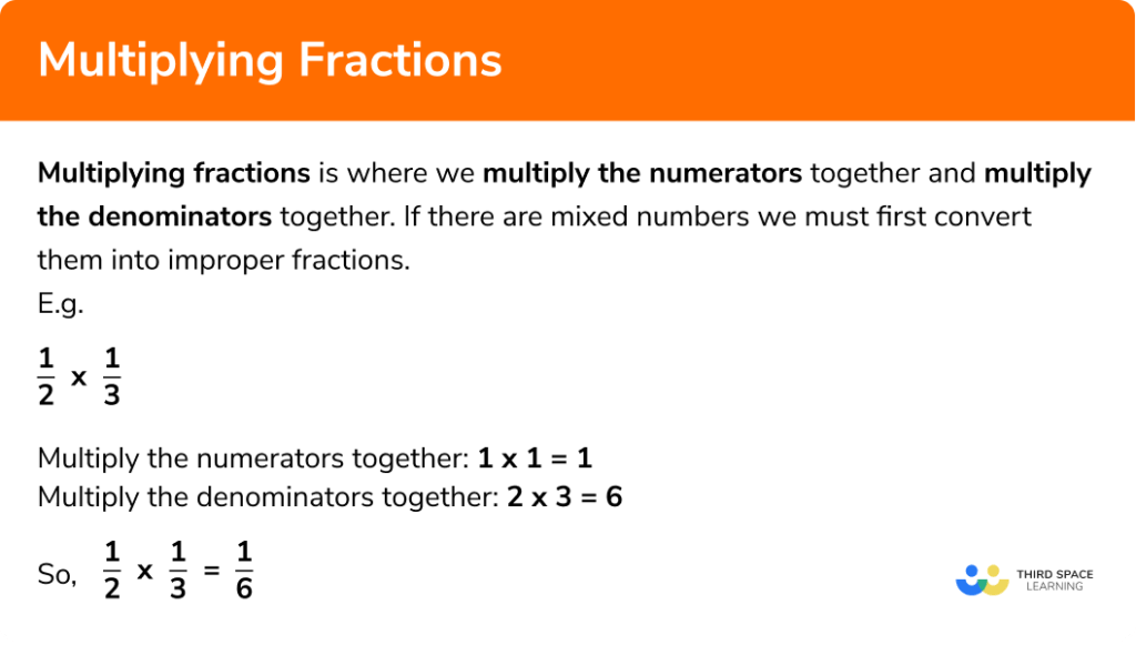 Multiplying Fractions GCSE Maths Steps, Examples & Worksheet