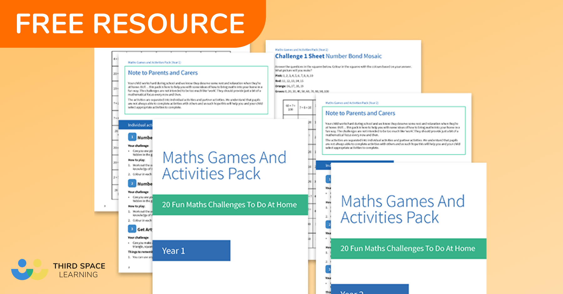 [FREE] KS1 Maths Games and Activities Pack