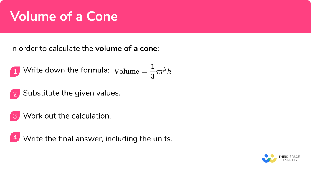 Volume Of A Cone GCSE Maths Steps, Examples & Worksheet