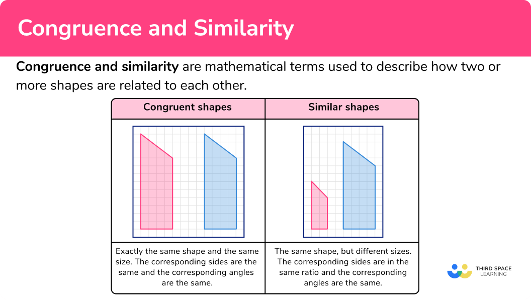 Congruence And Similarity GCSE Maths Steps & Examples