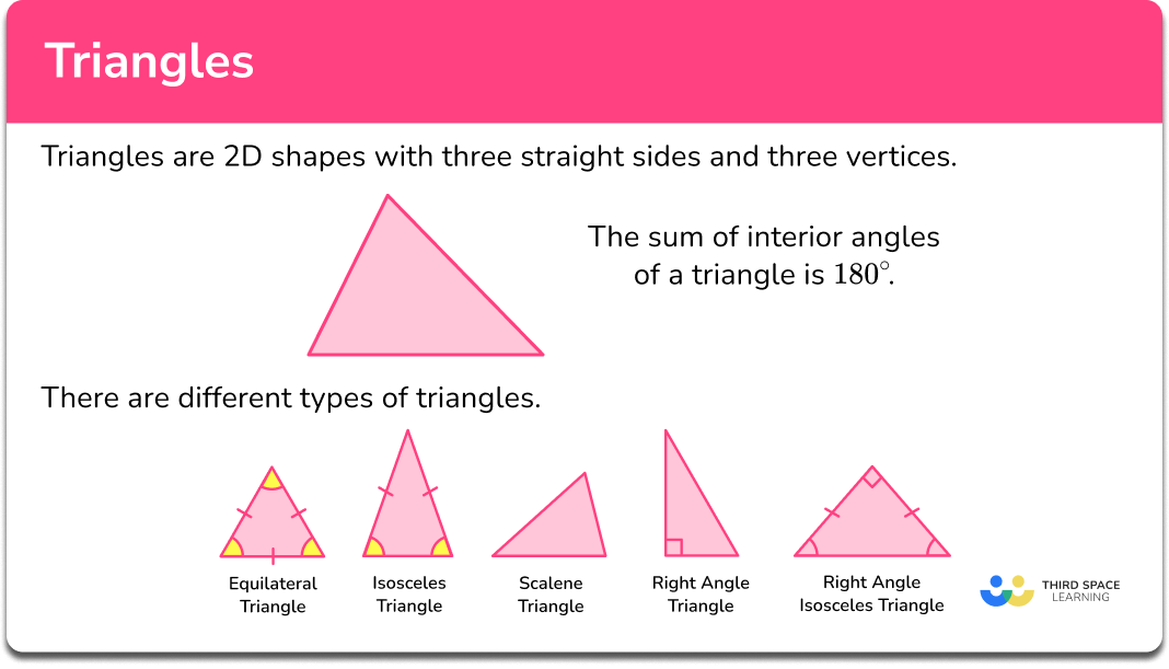 Triangles GCSE Maths Steps, Examples & Worksheet