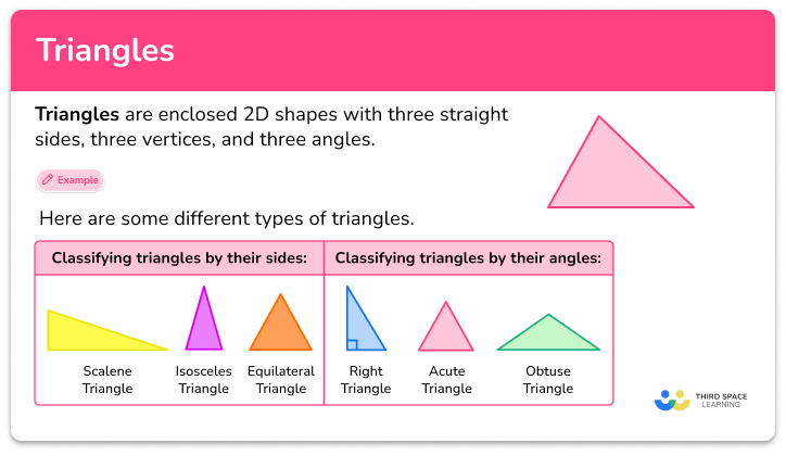 Triangles - Math Steps, Examples & Questions