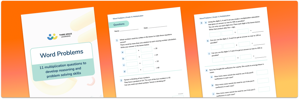 [FREE] Word Problems Grade 3 Multiplication