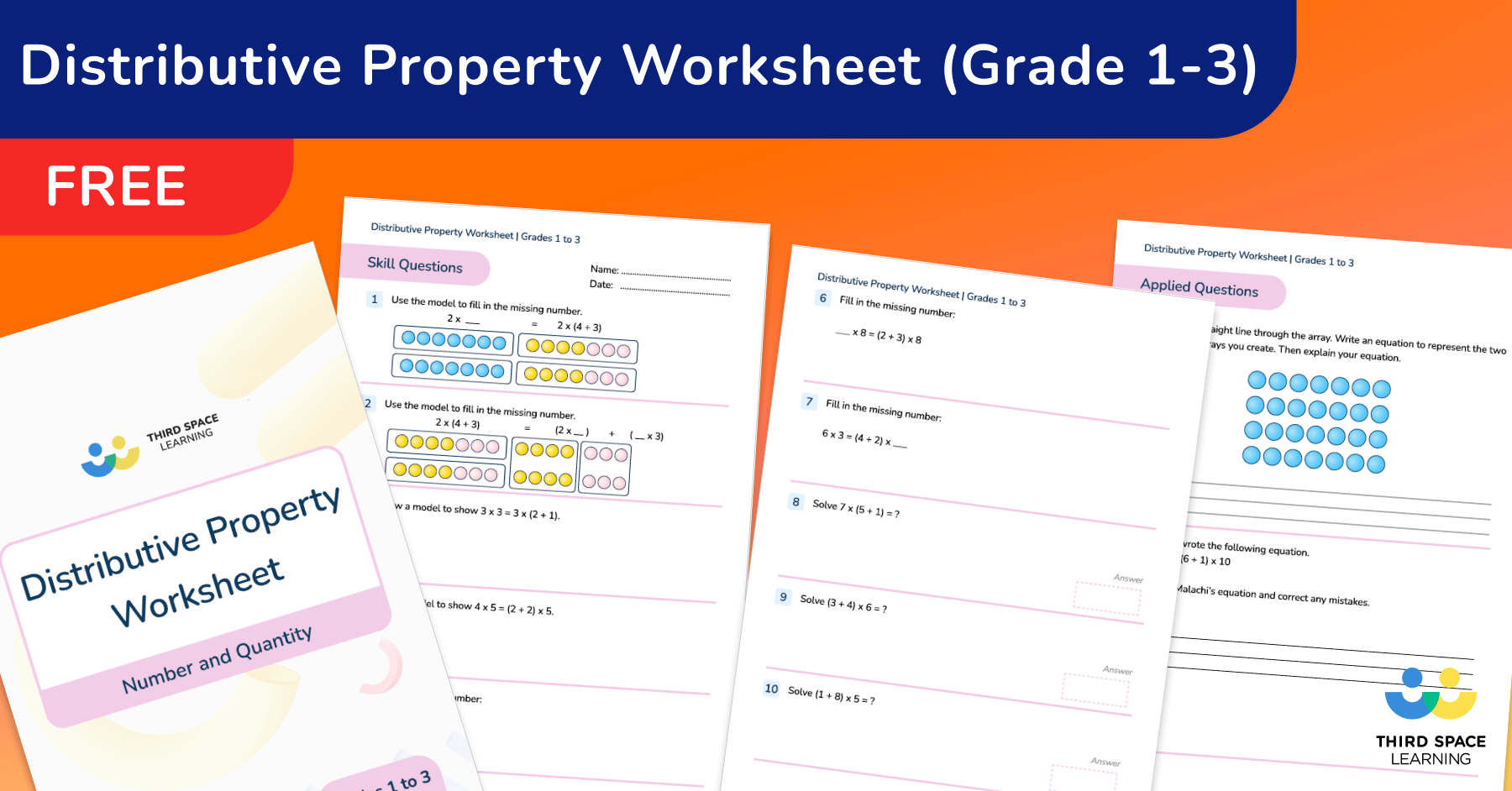 [FREE] Distributive Property Worksheet