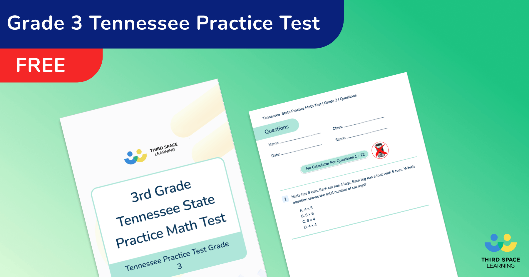 [FREE] 3rd Grade Tennessee TCAP Practice Test