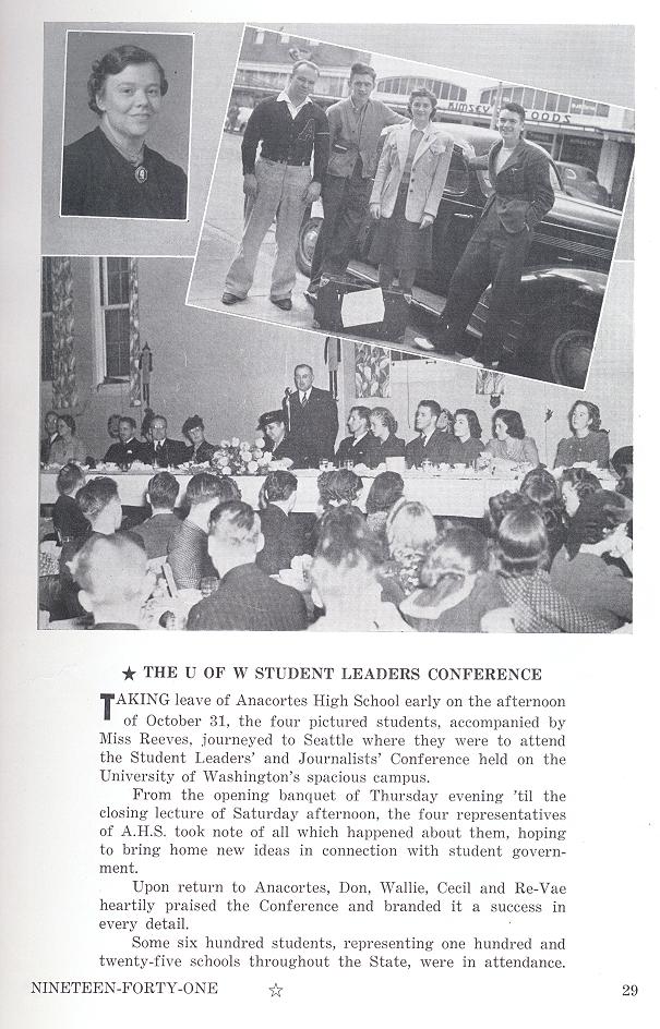 Anacortes High School 1934 Annual Anacortes Skagit WA
