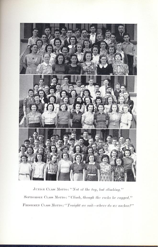 Concrete High School 1940 Annual Concrete Skagit, WA