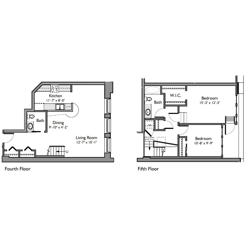 Riverview LoftsFloor Plan 409 Third Ward