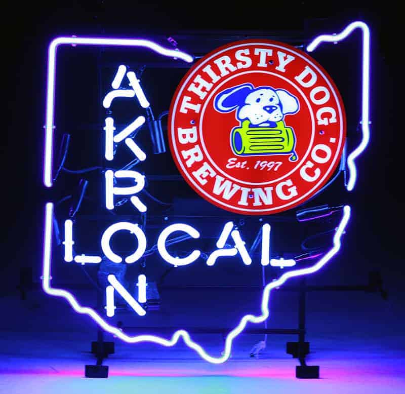 Thirsty Dog Akron Local Neon Sign Thirsty Dog Brewing Co.