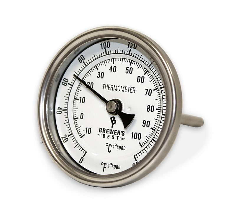 Stainless Kettle Thermometer (Brewer’s Best) The Thirsty Quaker
