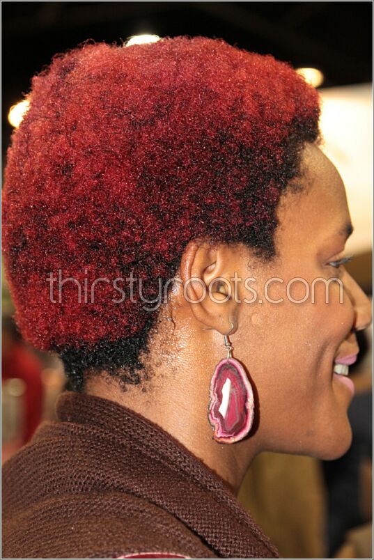Red Natural Afro