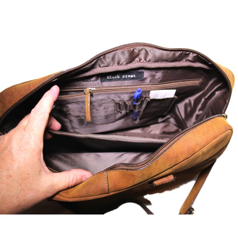 Closeout Leather Briefcase Thirty Below Leather